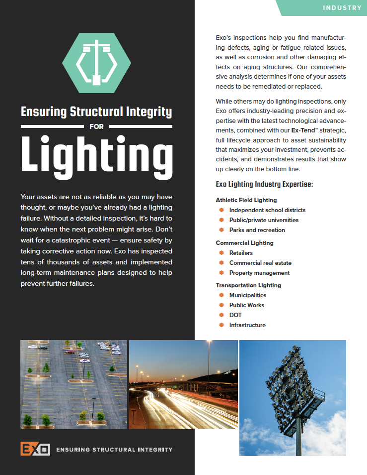 Lighting Pole Inspection Lighting Pole Inspection